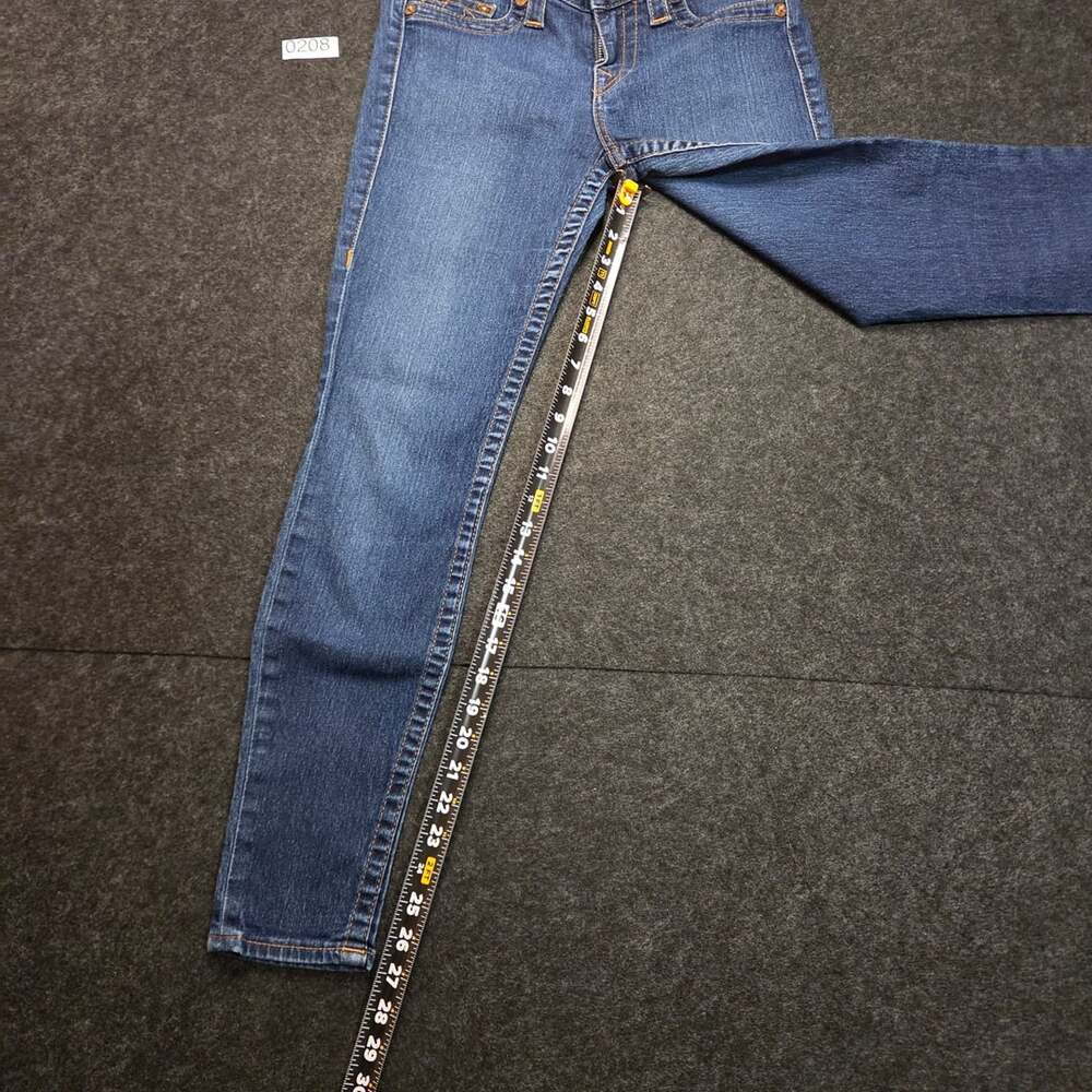 True Religion H-Rise Legging Seat Blue Denim Jeans Women's Size 29 - Picture 6 of 7